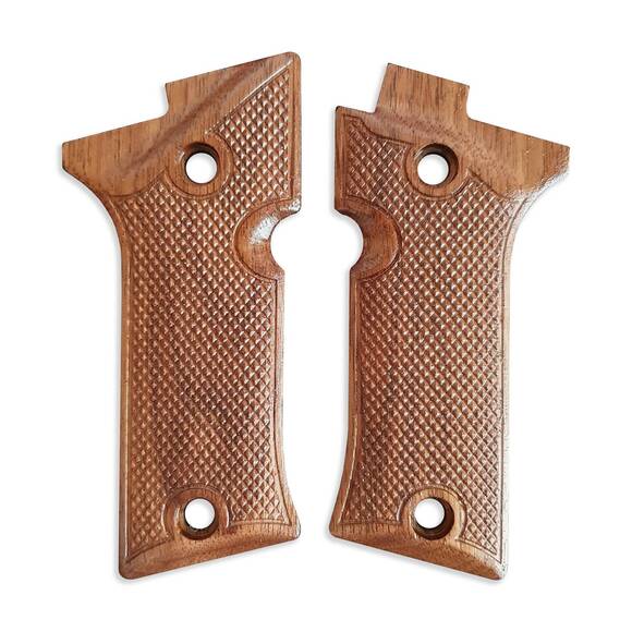 Beretta 80X Cheetah walnut grips - Classic V2 / hand-painted