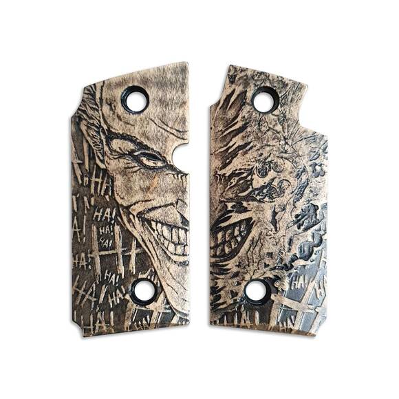 Sig Sauer P238 maple grips - Joker Classic / hand-painted