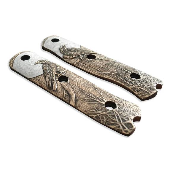 Moon Raven - Fällkniven F1X, F1XB Knife Scales by Svechnikov Knives