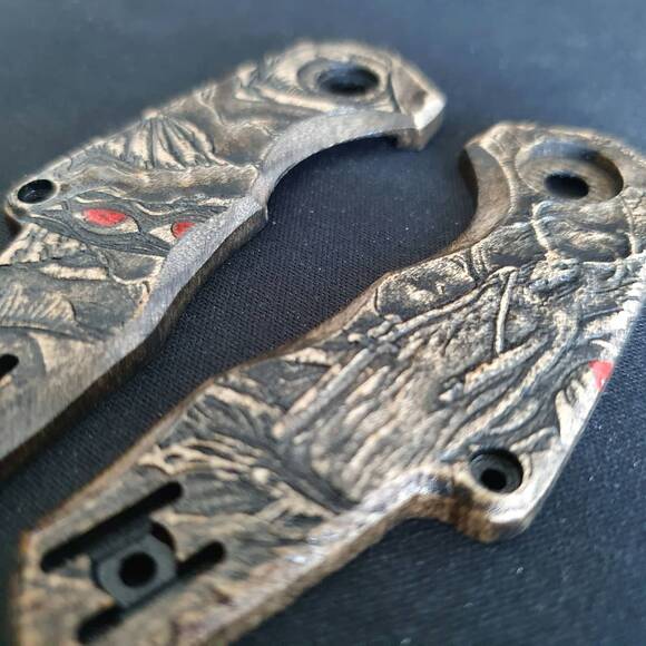Ophanim - MKM Isonzo Knife Scales by Svechnikov Knives