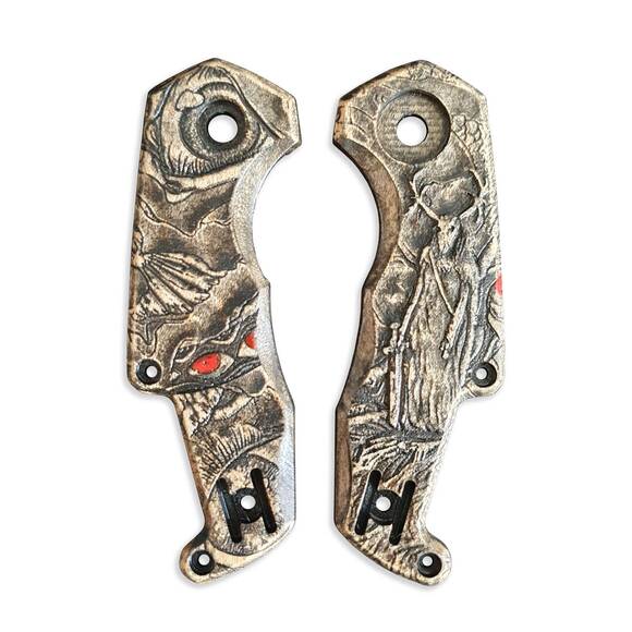 Ophanim - MKM Isonzo Knife Scales by Svechnikov Knives