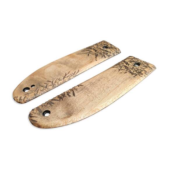 CIVIVI Trailblazer XL maple handle scales - Scratches / hand-painted