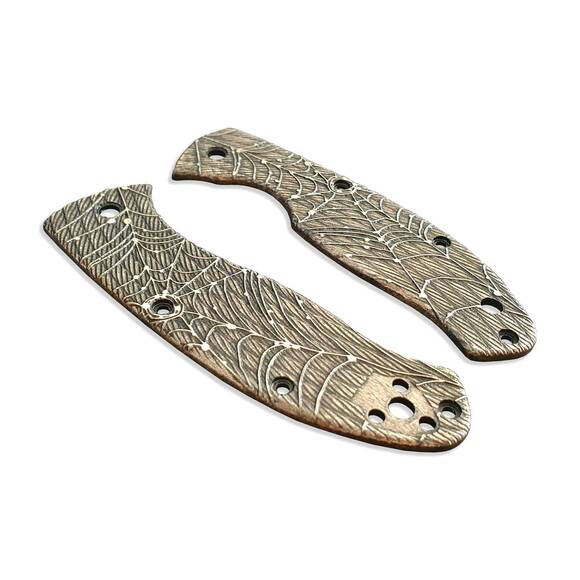 Spider Web Clip Down - Spyderco Tenacious Knife Scales by Svechnikov Knives