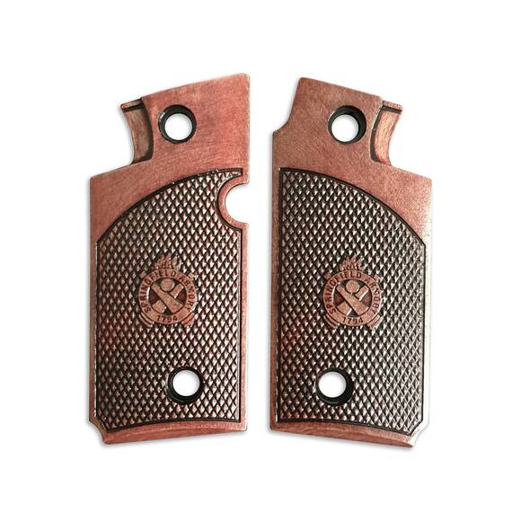 Springfield 911 380 maple grips - Springfield Armory 1794 Dark Cherry / hand-painted