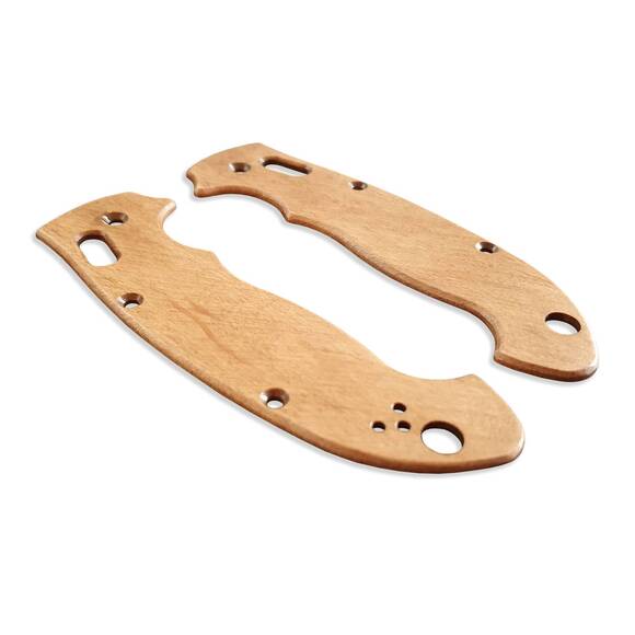 Spyderco Manix 2 XL maple handle scales - Traditional (3166) / hand-painted