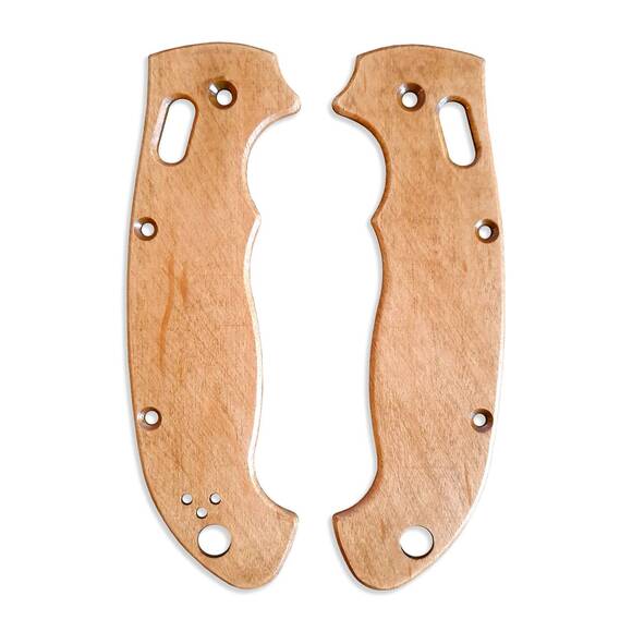 Spyderco Manix 2 XL maple handle scales - Traditional (3166) / hand-painted