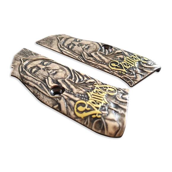 CZ Shadow 2 Maple Grips - Veritas / Hand-painted