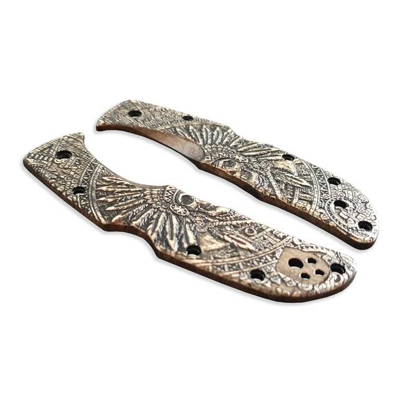 War Chief - Spyderco Endela Knife Scales by Svechnikov Knives