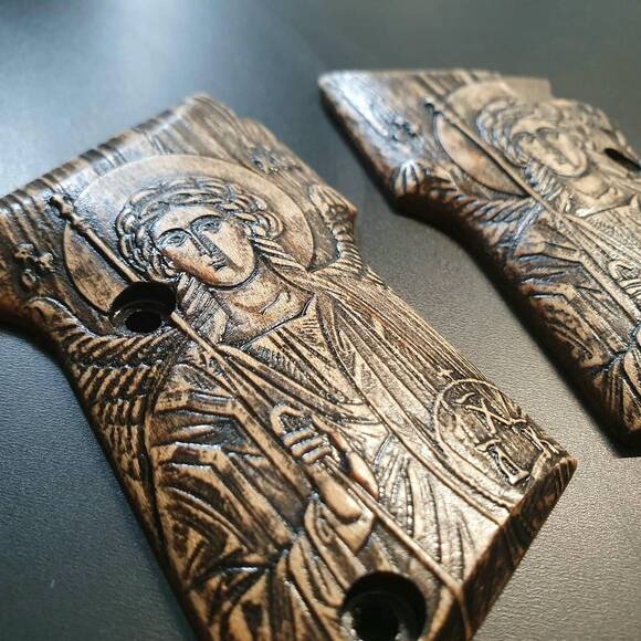 Archangel Michael Icon - Beretta 3032 Tomcat Grips
