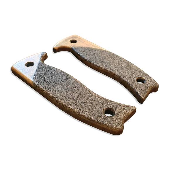 ESEE Model 5/6 maple handle scales - Asphalt / hand-painted