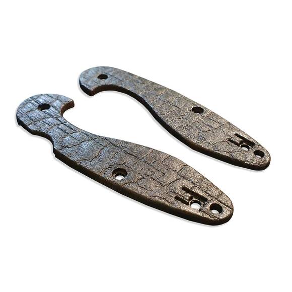 Burned - Spyderco Sliverax Knife Scales by Vladimir Svechnikov