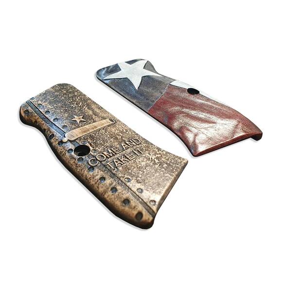 CZ 97 Maple Grips - Come And Take It / Hand-painted
