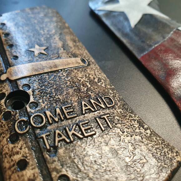 CZ 97 Maple Grips - Come And Take It / Hand-painted