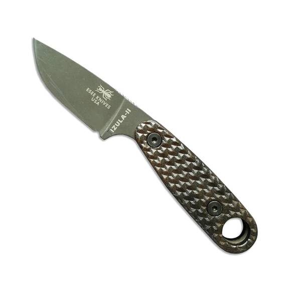 Dragon Scales Black - ESEE Izula-2 Knife Scales by Svechnikov Knives