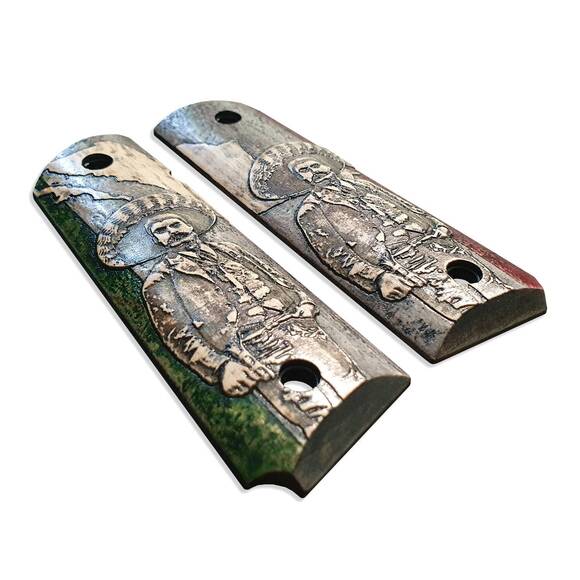 1911 Full-Size Maple Grips - Emiliano Zapata / Hand-painted
