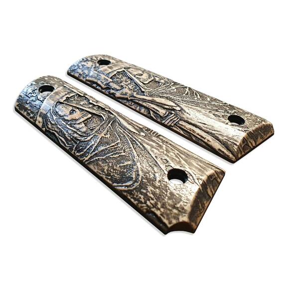 1911 Full-Size Maple Grips - Grim Reaper / Hand-painted