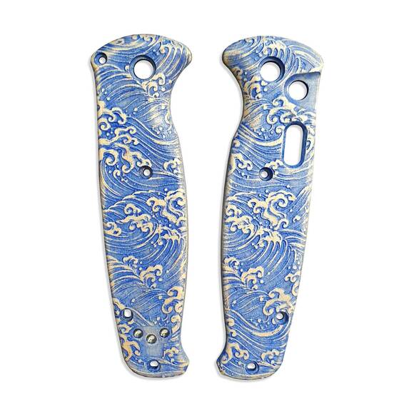 Japan Wave - Benchmade Composite Lite Auto 4300 Knife Scales by Svechnikov Knives