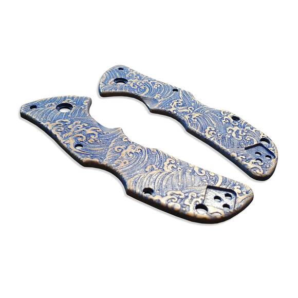 Japan Wave - Cold Steel Mini Recon-1 Knife Scales by Svechnikov Knives