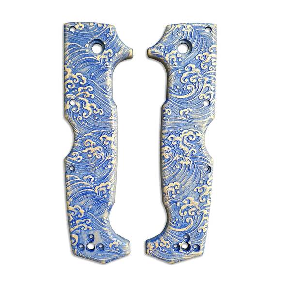 Japan Wave - Cold Steel SR1, SR1 Lite Knife Scales by Svechnikov Knives