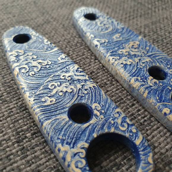 Japan Wave - ESEE Izula-2 Knife Scales by Svechnikov Knives