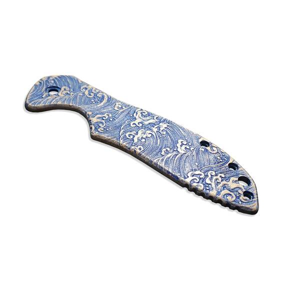 Japan Wave - Kershaw Emerson CQC 6K, 7K Knife Scale by Svechnikov Knives