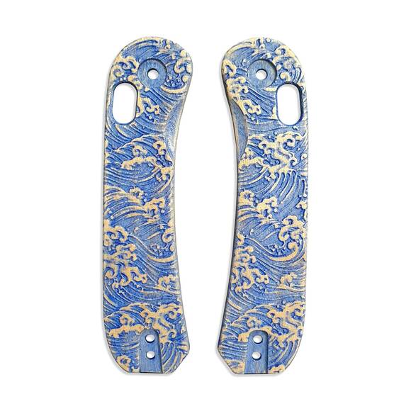 Japan Wave - Knafs Lander 3 Knife Scales by Svechnikov Knives