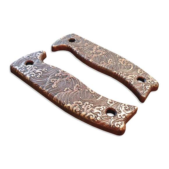 Japan Wave Baroque - ESEE Model 5, Model 6 Knife Scales by Svechnikov Knives