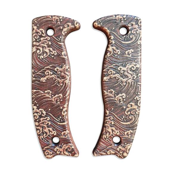 Japan Wave Baroque - ESEE Model 5, Model 6 Knife Scales by Svechnikov Knives