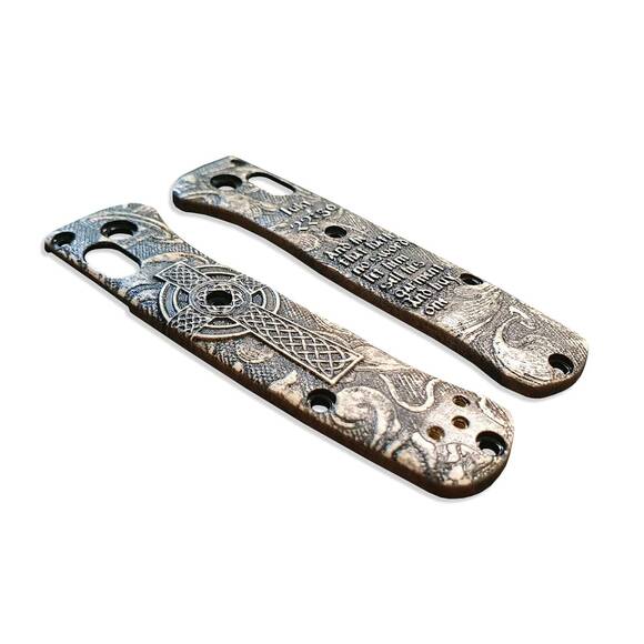 Luke 22:36 - Benchmade Mini Bugout 533 Knife Scales by Svechnikov Knives