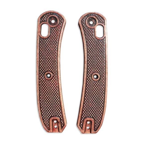 Knafs Lander 2 maple handle scales - Classic V2 Dark Cherry / hand-painted