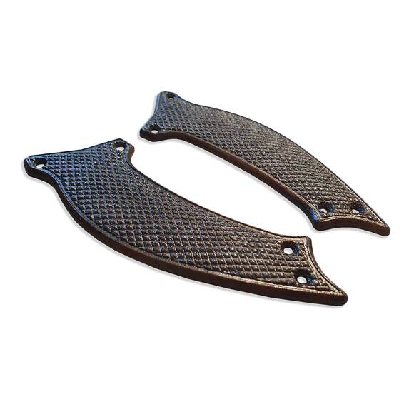 Extrema Ratio K-Talon walnut handle scales - Classic V2 Dark / hand-painted