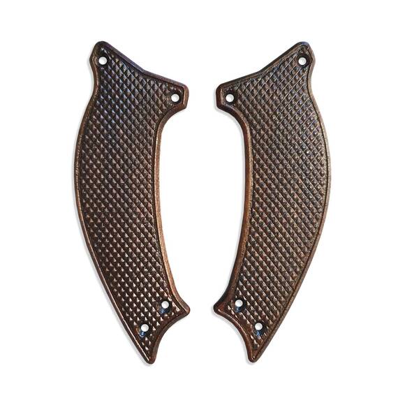 Extrema Ratio K-Talon walnut handle scales - Classic V2 Dark / hand-painted