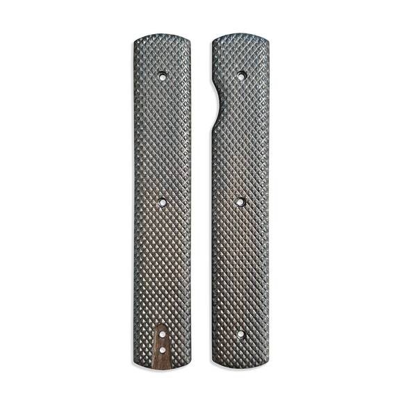 Rhombus Black - Boker Plus Urban Trapper Linear Knife Scales by Svechnikov Knives