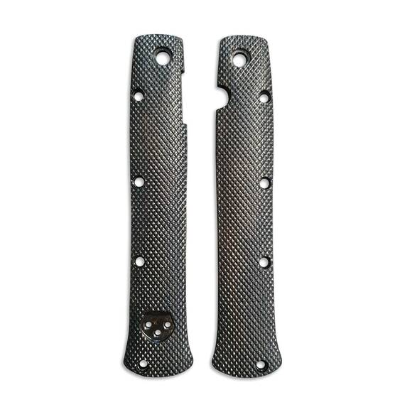 Rhombus Black - Cold Steel Ti-Lite 4 Knife Scales by Svechnikov Knives