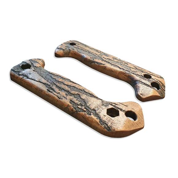 Ka-Bar Becker Long maple handle scales - Roughness Bronze / hand-painted