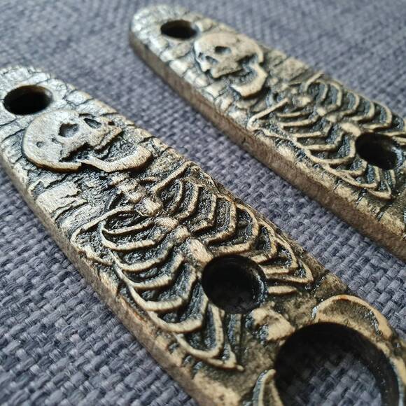 Skeleton - ESEE Izula-2 Knife Scales by Svechnikov Knives