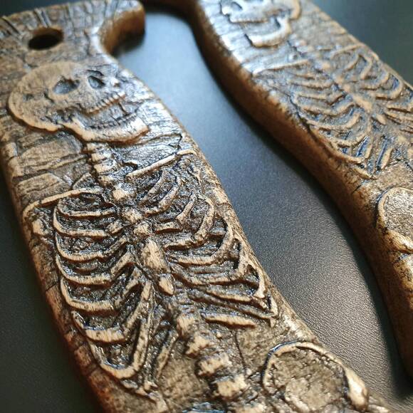 Skeleton - ESEE Model 5, Model 6 Knife Scales by Svechnikov Knives