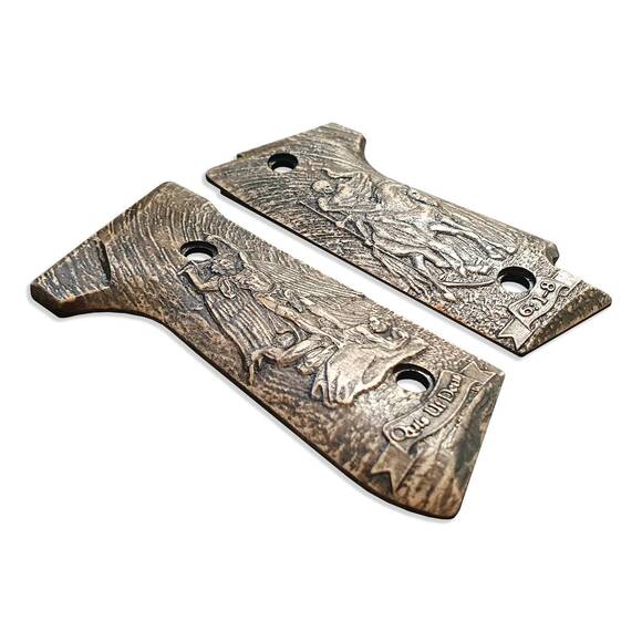 Beretta 92S Maple Grips - St Archangel Michael / Hand-painted