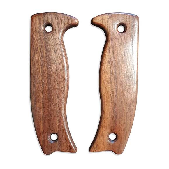 ESEE Model 5/6 walnut handle scales - Traditional / hand-painted