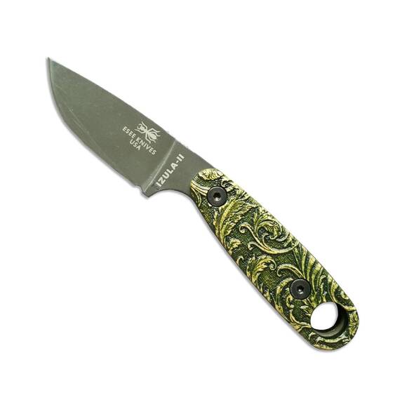 Wild Thickets Green - ESEE Izula-2 Knife Scales by Svechnikov Knives