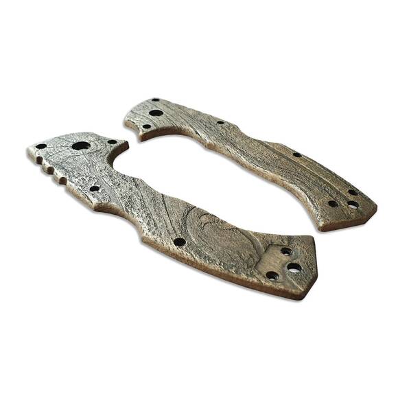 Cold Steel 4-Max Scout maple handle scales - Wood Bark (3169) / hand-painted