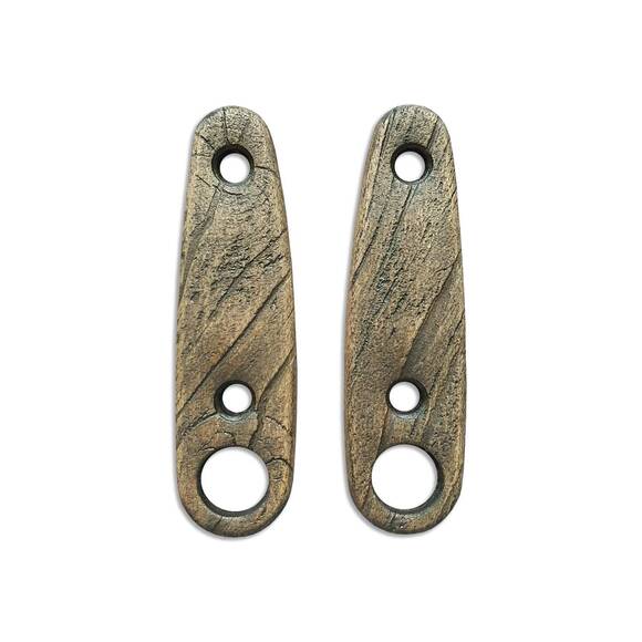 ESEE Izula 2 maple handle scales - Wood Bark (3169) / hand-painted