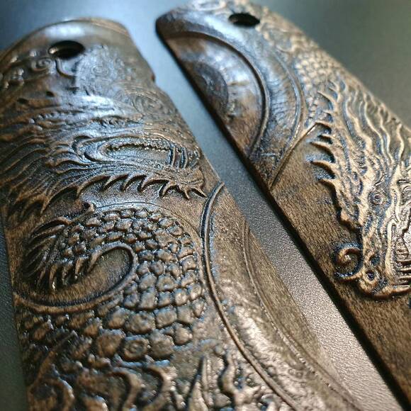 Yin Yang Dragon - 1911 Full Size Government Grips
