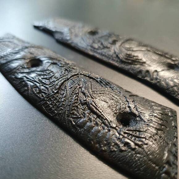 Alien Black - Laugo Arms Alien Palm Swell Grips