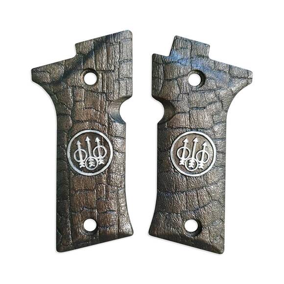 Beretta Logo Charcoal - Beretta 80X Cheetah Grips