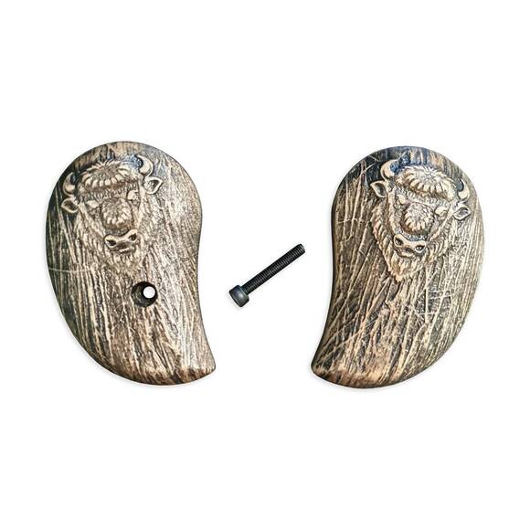 Bond Arms Hand Cannon maple grips - Buffalo / hand-painted