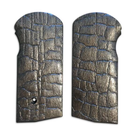 Stechkin APS maple grips - Charcoal / hand-painted