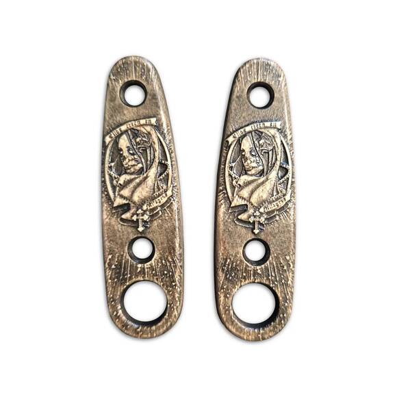 ESEE Izula 2 maple handle scales - Catrina / hand-painted