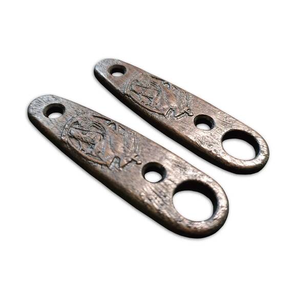 ESEE Izula 2 walnut handle scales - Catrina Dark / hand-painted