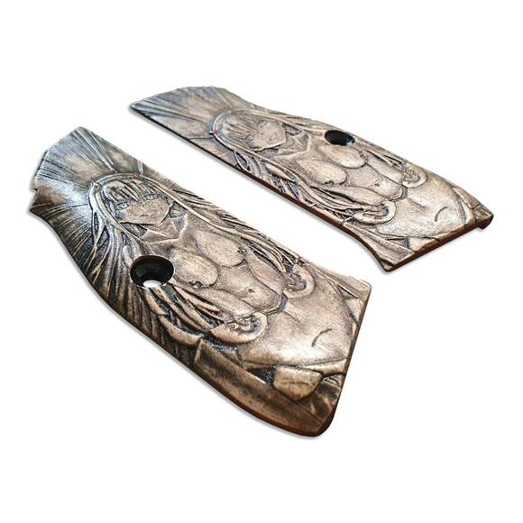 CZ Shadow 2 Maple Grips - Code 002 / Hand-painted